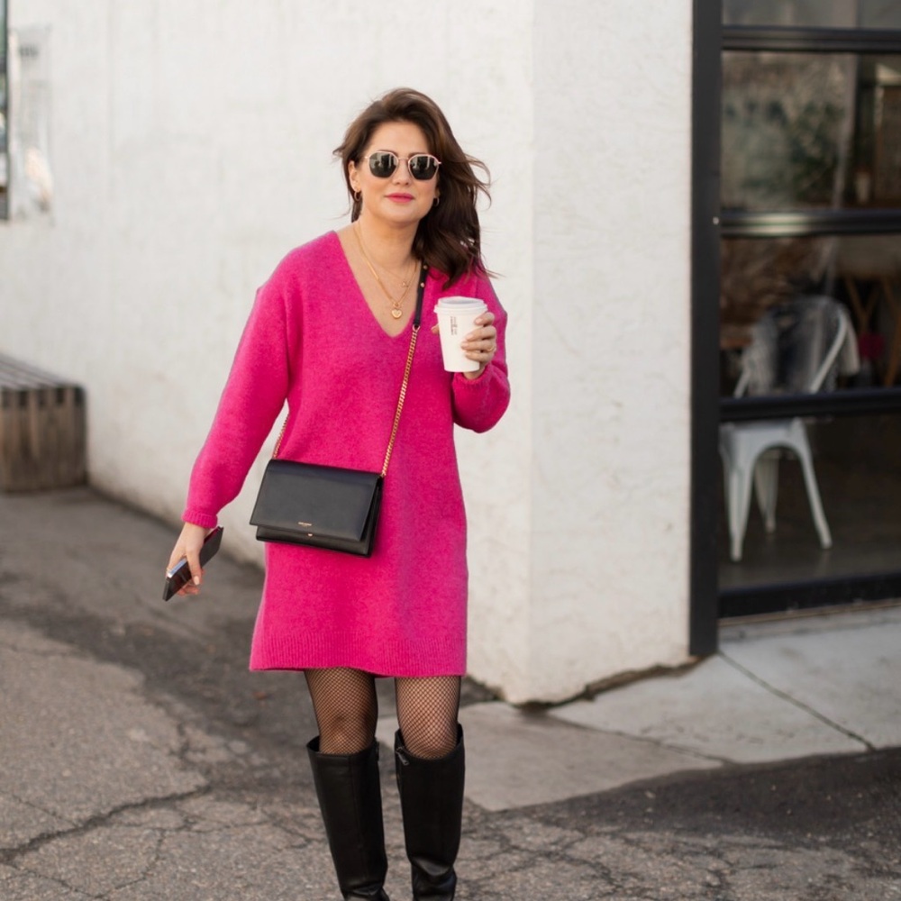 Smash + Tess Pink Midi Dress